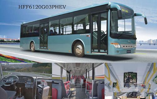 安凯混合动力公交车