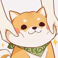 可爱动画柴犬情侣头像 超萌可爱柴犬情侣头像一对