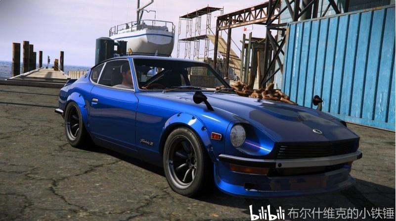 按《湾岸midnight》里前期版式改装后的第一代fairlady z (s30)(图片