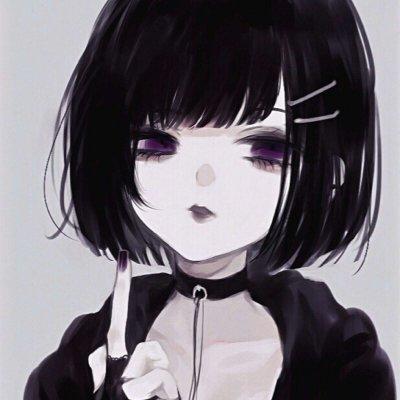 暗黑系高冷女生头像动漫高清高冷的黑暗系女生动漫头像图片