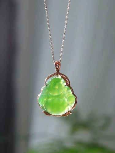 和田玉|苹果绿_和田玉_春天去哪玩_时尚_配饰