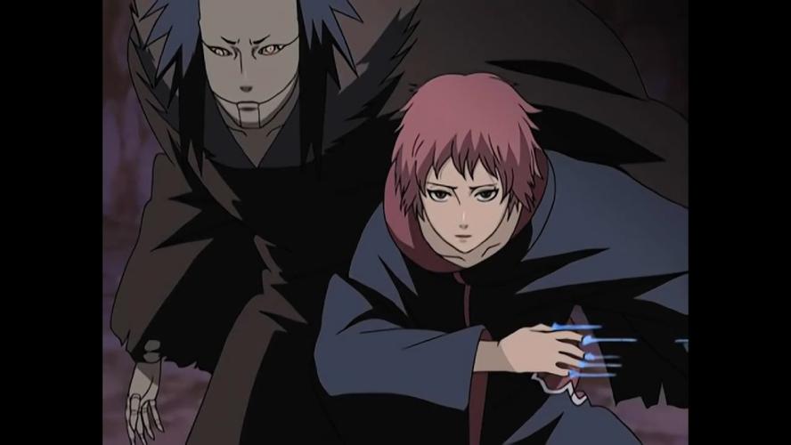 赤砂蝎操控的三代风影傀儡