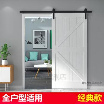 谷仓门吊轨卫生间厨房门吊轨门折叠门吊轮美式谷仓门吊轨移门滑轮轨道