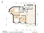 东部阳光花园3居室户型图