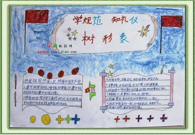 学规范守纪律见行动的手抄报 写规范字手抄报