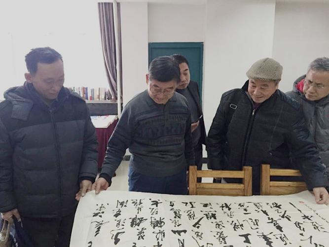 著名书法家金清武书法展在南开文化馆开幕