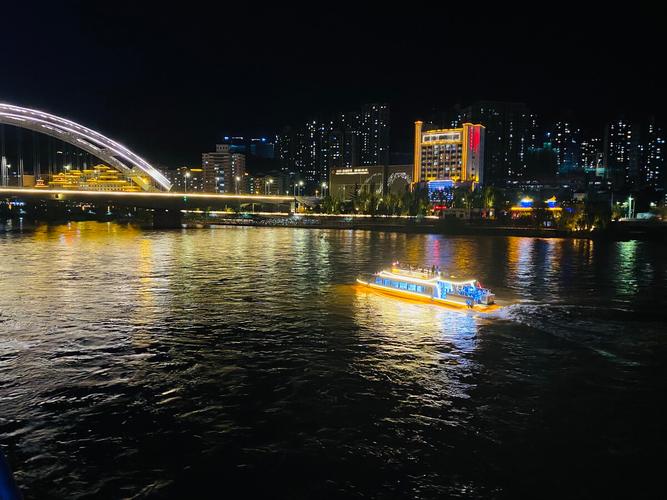 兰州黄河夜景