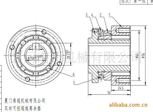 双向可控超越离合器