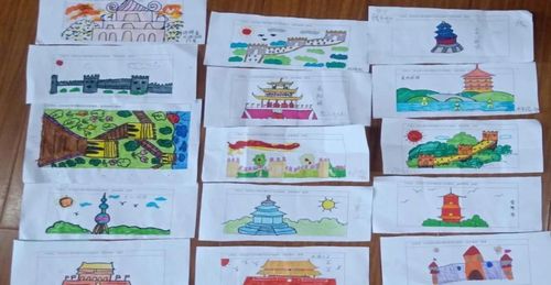 通过调查各种建筑图片并画画自己喜欢的建筑,丰富对祖国建筑特征的