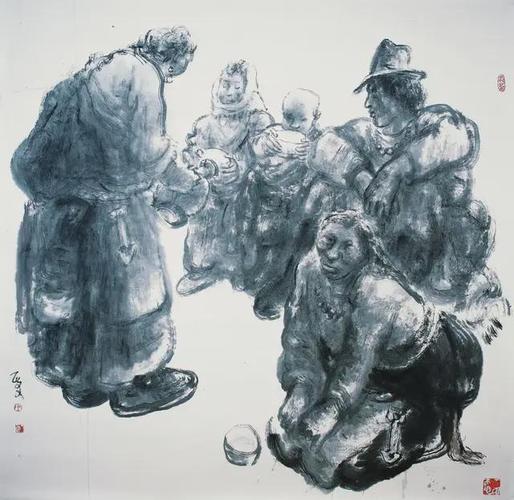 与古为友:陈一峰大写意人物画欣赏|画家|中国画|水墨_网易订阅