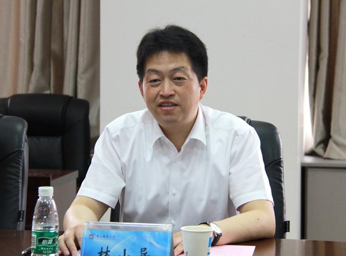 宿迁市林小异副市长一行来我校会谈合作
