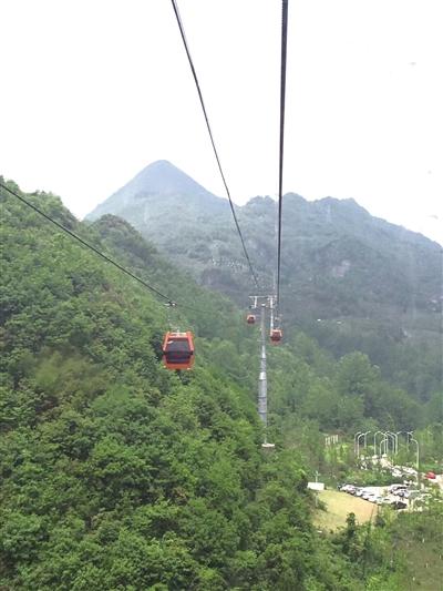 自梅花山索道正式运营以来,吸引了众多市民前往体验,已成为市民假期