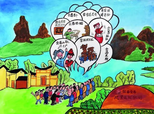 我画非遗江西省主题创作美术作品展