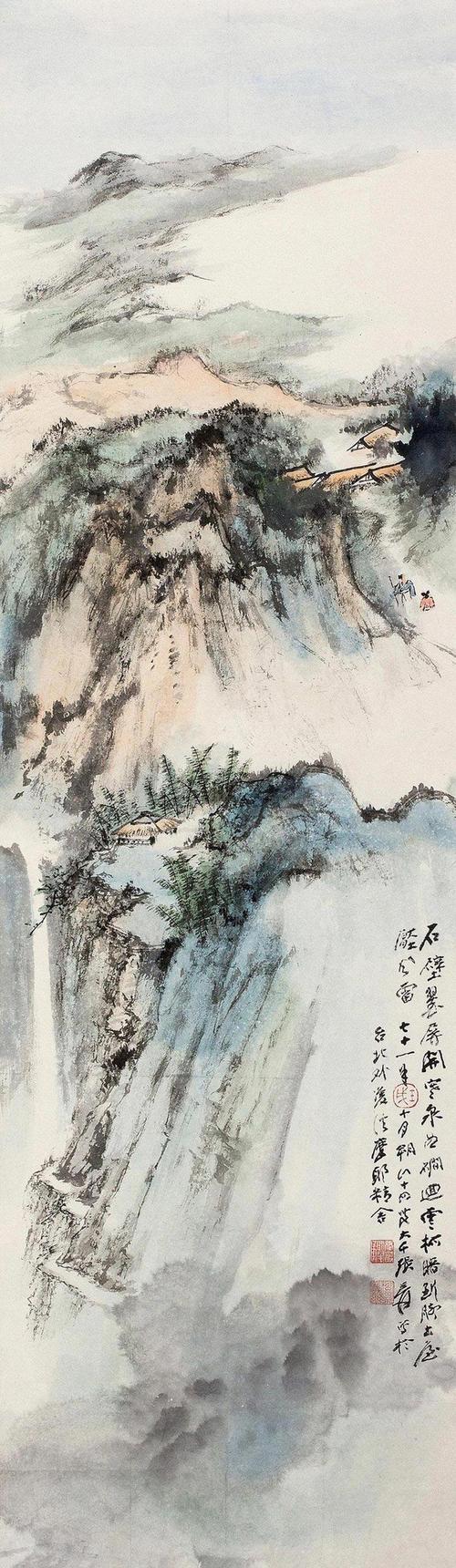 【转载】张大千(山水画清晰作品)200多张(下篇)