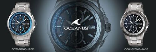 卡西欧oceanus超薄太阳能电波表迅猛来袭