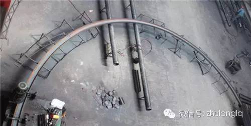 钢拱架整体冷弯成型