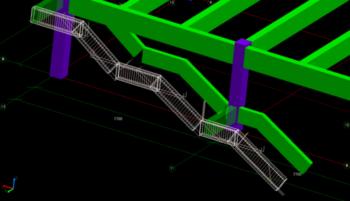 关于楼梯折梁的钢筋问题