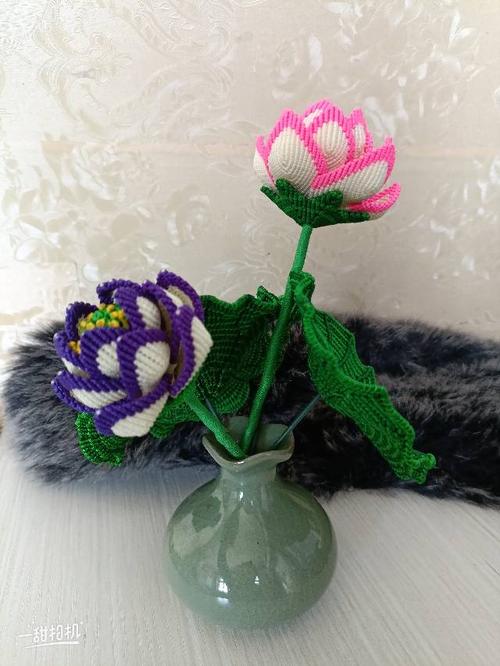 荷叶花帽子的编织方法,黄鹂荷叶蝴蝶编故事,如何编荷花 作品展示