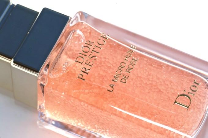 dior prestige · la micro-huile de rose