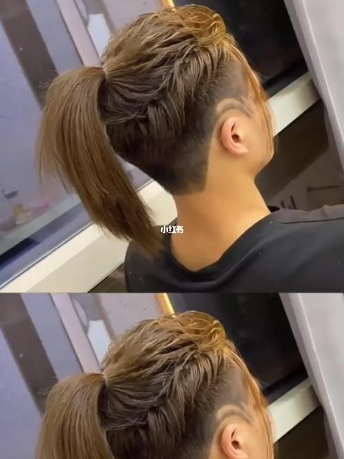 7373武士头男生长头发的样子也很帅气●_男士发型