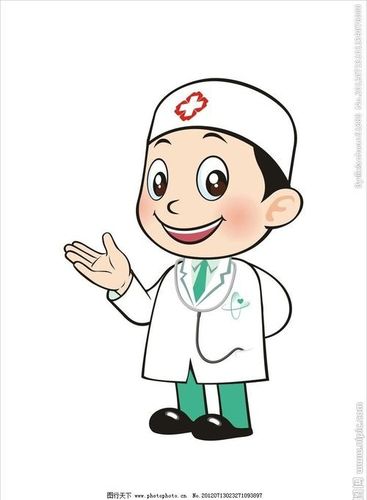 医生 卡通医生 可爱 西医 听筒 人物 其他矢量 矢量素材 医疗器械