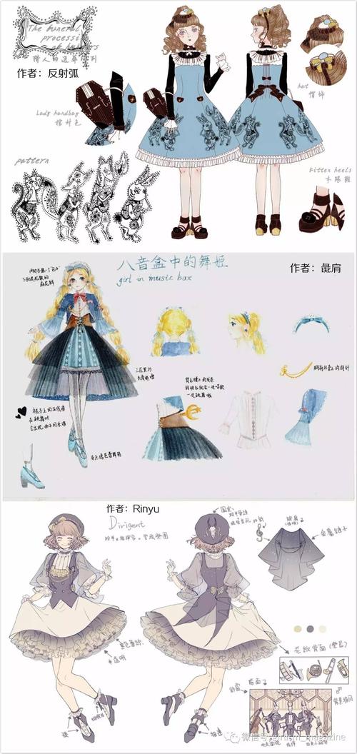 【投票】lolita画稿大赛第一轮!选出你最希望它实体化的作品吧!