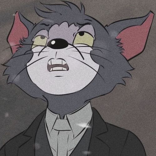 动漫头像:汤姆猫头像,人生啊,这就是人生,半点不由人