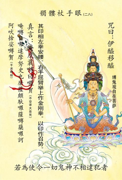 大悲咒42手眼手势图 及 咒语 真言 - 天行健 - .