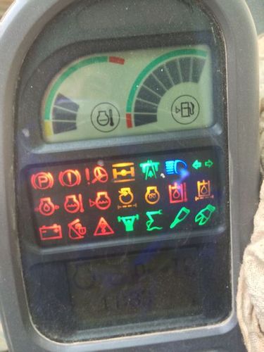 求这些图标的意思,按顺序说,沃尔沃挖掘机