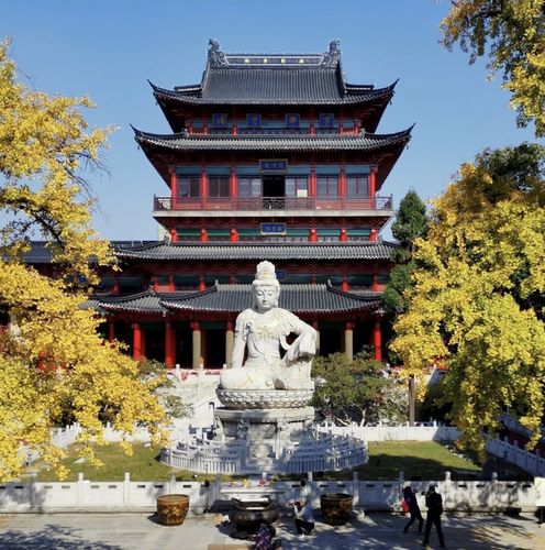 毗卢寺南京相对的小众景点在闹市中很有特色非常的惊艳壮观