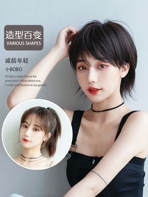 减龄超短发 30岁,30岁女人发型减龄卷发 高档『简兮』假发女短发 超a帅气女生自然减龄时尚可爱全头套式假