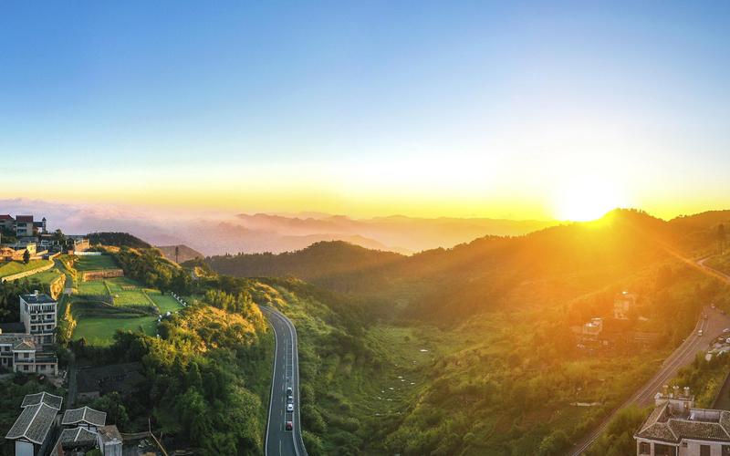 清晨时最美的日出风景