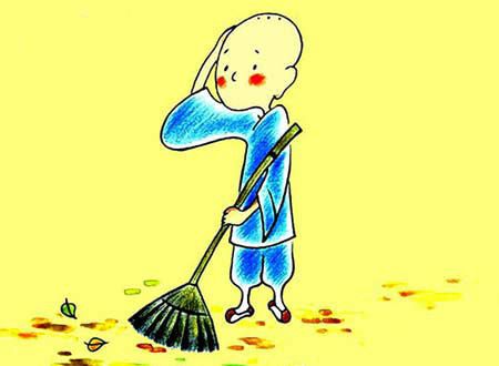 引用 机锋无限:小和尚扫树叶 没办法预支的明日烦恼