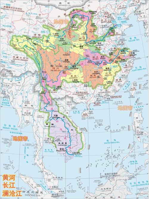 亚洲的湄公河流经哪六个国家