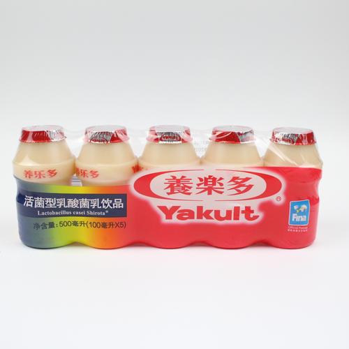养乐多活性乳酸菌饮品原味低糖100ml新日期全国原味20瓶泡沫箱吸管
