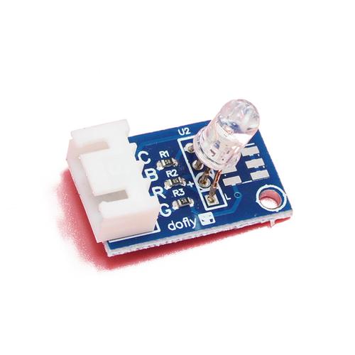 stm32msp430 单片机 arduino 兼容 灯模块 led 三色 rgb 共阴 七星虫