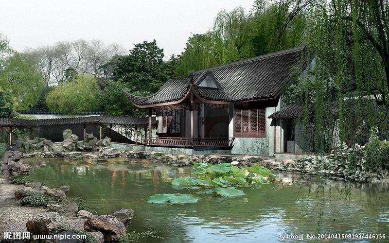 古建筑园林景观图片