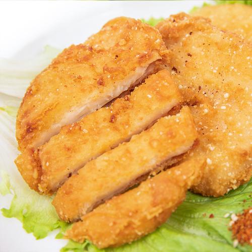 【商用10kg100片】卡兹脆大鸡排半成品冷冻原味裹粉油炸 顺丰包邮