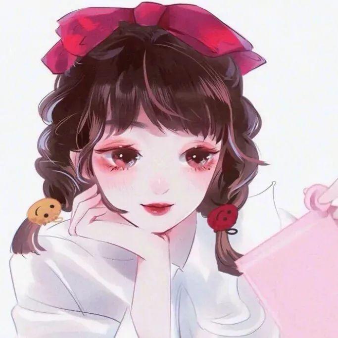 动漫头像:0101紫色梦幻动漫女生头像