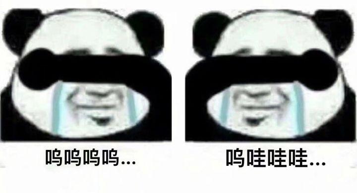 谁有熊猫头的委屈表情鸭 ?