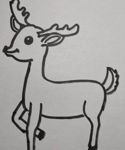 小鹿的简笔画怎么画
