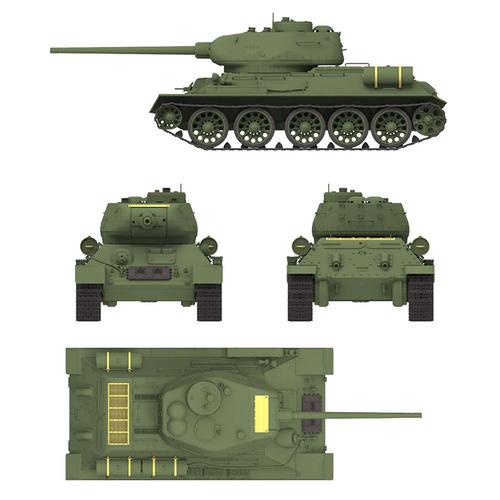 模型拼装麦田rfm5059t-34中型坦克坦克