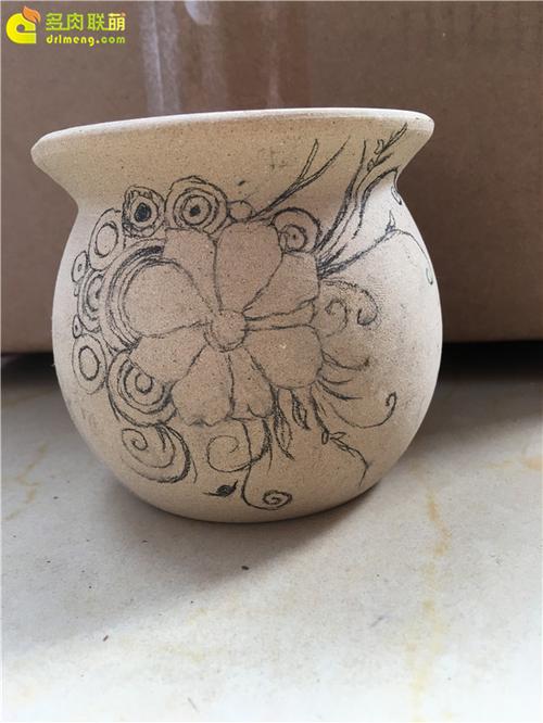 画个花盆好度夏