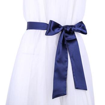 vakada 新品百搭女士飘带丝带腰带女配裙子蝴蝶结打结