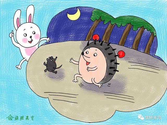 勇敢与友谊主题故事《勇敢的小刺猬》|wellin插画绘本