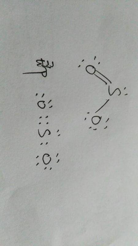 二氧化硫的电子式?
