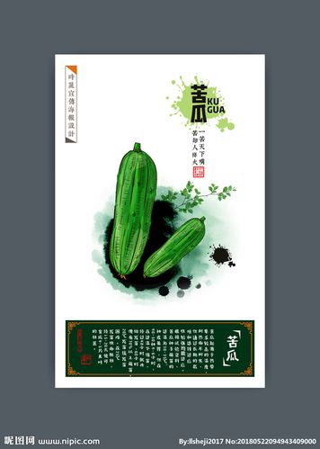 苦瓜海报设计图片
