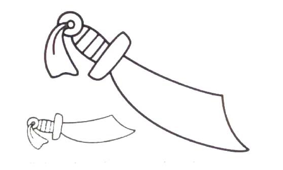 简笔画教程大全-宝刀未老(10)