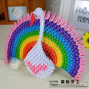 三角插折纸立体爱心专场