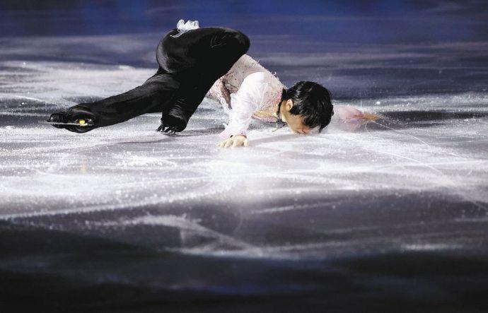 2022北京冬奥02/20表演滑94by 中日新闻#羽生结弦